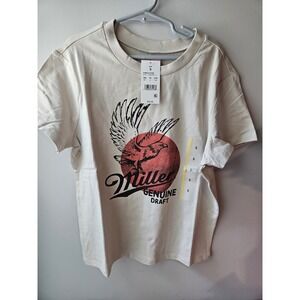 Women Miller Tshirt Sz Small Beige Nwt